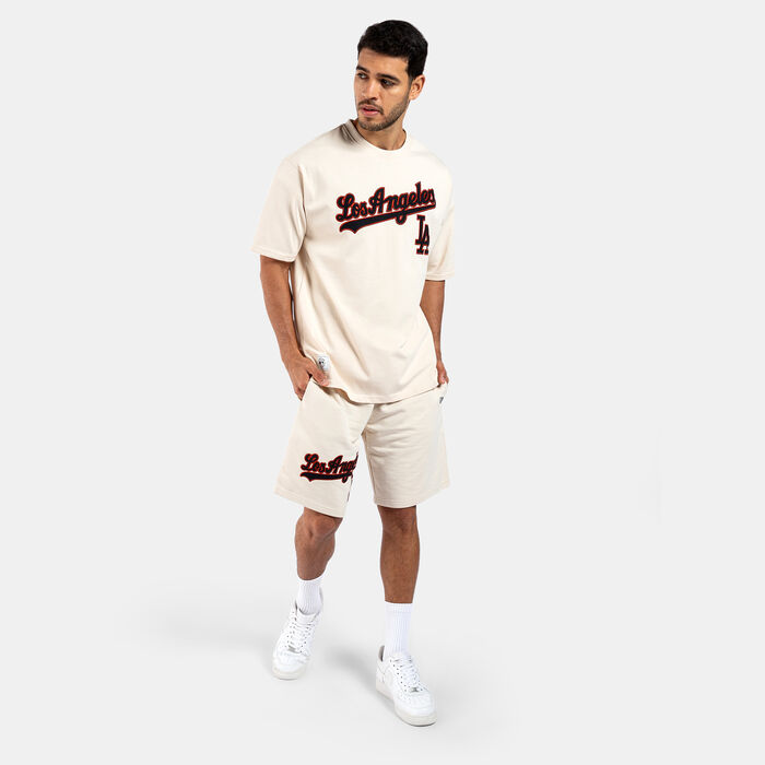 نيو ايرا تيشيرت MLB لوس انجلوس دودجرز للرجال بيج image number 2