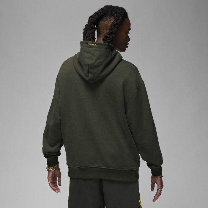 جوردن باريس سان جيرمان هودي بلوفر فليس ووردمارك للرجال أخضر image number 1