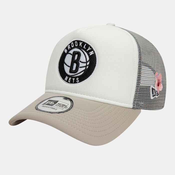 نيو ايرا قبعة ان بي ايه بروكلين نتس فلاور 9 فورتي للرجال رمادي image number 3