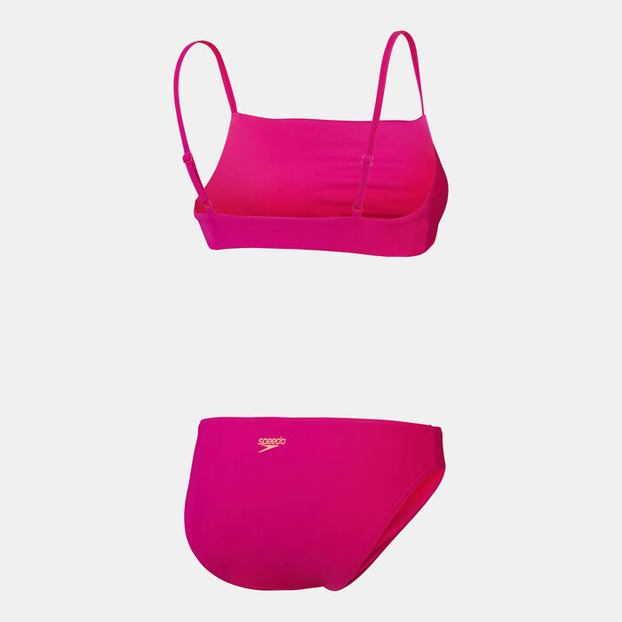 سبيدو طقم بكيني سوليد ثين ستراب للنساء - قطعتان بنفسجي image number 1