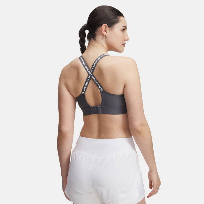 اندر ارمر صدرية رياضية إنفينيتي 2.0 بدعم عالي للتمرين للنساء رمادي image number 1
