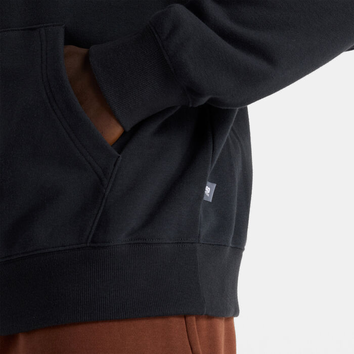 نيو بالانس هودي شاين فرينش تيري للرجال أسود image number 5