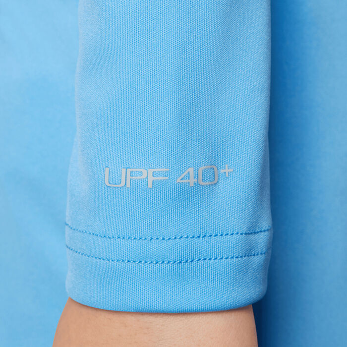 نايك سويم تيشيرت السباحة لوجو هيدروجارد للأطفال أزرق image number 3