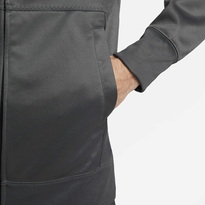 نايكي اير ماكس هودي بسحاب كامل للرجال أسود image number 4