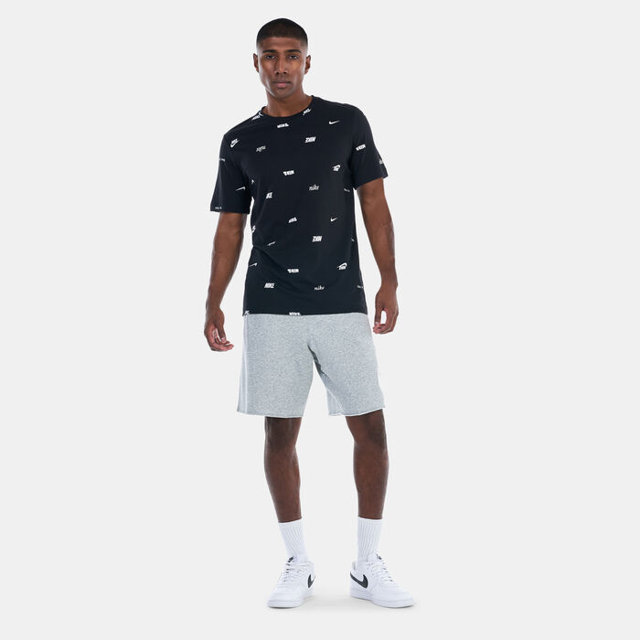 نايكي تيشيرت سبورتسوير كلوب بطبعات للرجال أسود image number 2