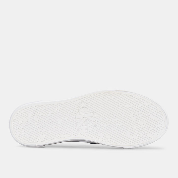 كالفن كلاين حذاء بولد فولكنايزد فلاتفورم سليب اون للنساء أسود image number 3