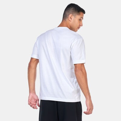 اي ايه 7 امبوريو ارماني تيشيرت لوجو سيريز للرجال أبيض