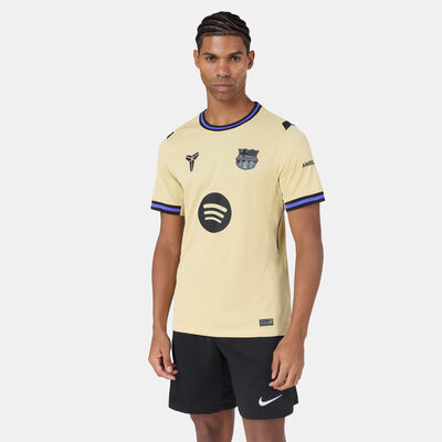 نايكي تيشيرت كرة القدم برشلونة 25/26 أواي ريبليكا للرجال أصفر