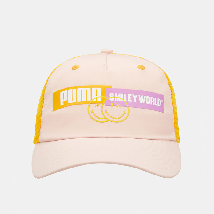 بوما قبعة البيسبول x سمايلي ورلد للاطفال أحمر image number 0
