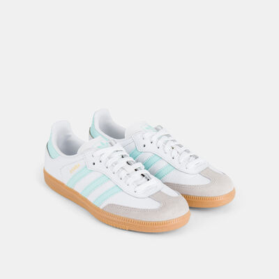 اديداس اورجينال حذاء سامبا او جي للأطفال أبيض