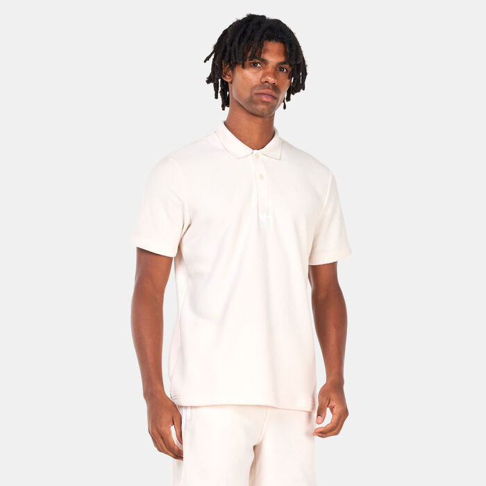اديداس اورجينال تيشيرت بولو اديكلر كلاسيكس سبورتس للرجال أبيض image number 0