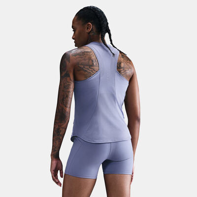 نايكي تيشيرت الجري سويفت دراي-فت تانك للنساء أزرق