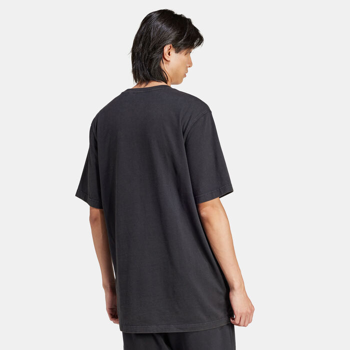 اديداس اورجينال تيشيرت أديكلر اوت لاين تريفويل للرجال أسود image number 1