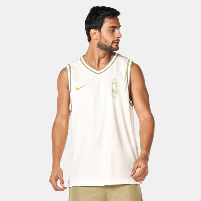 نايكي Mne's NBA Dri-FIT DNA Basketball Jersey عاجي image number 0