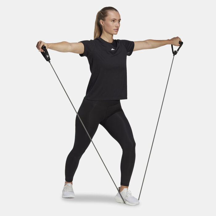 اديداس تيشيرت التمرين TR-ES للنساء أسود image number 2