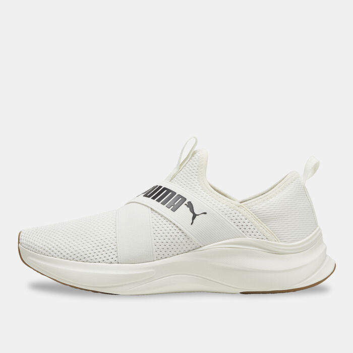 بوما حذاء الجري سوفت رايد هارموني سليب-اون للنساء أبيض image number 0