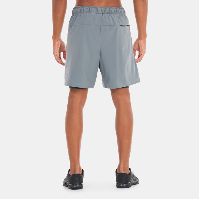 نايكي انليميتد شورت دراي-فت 18 سم (تقريبًا.) 2 في 1 فيرستايل للرجال رمادي image number 1