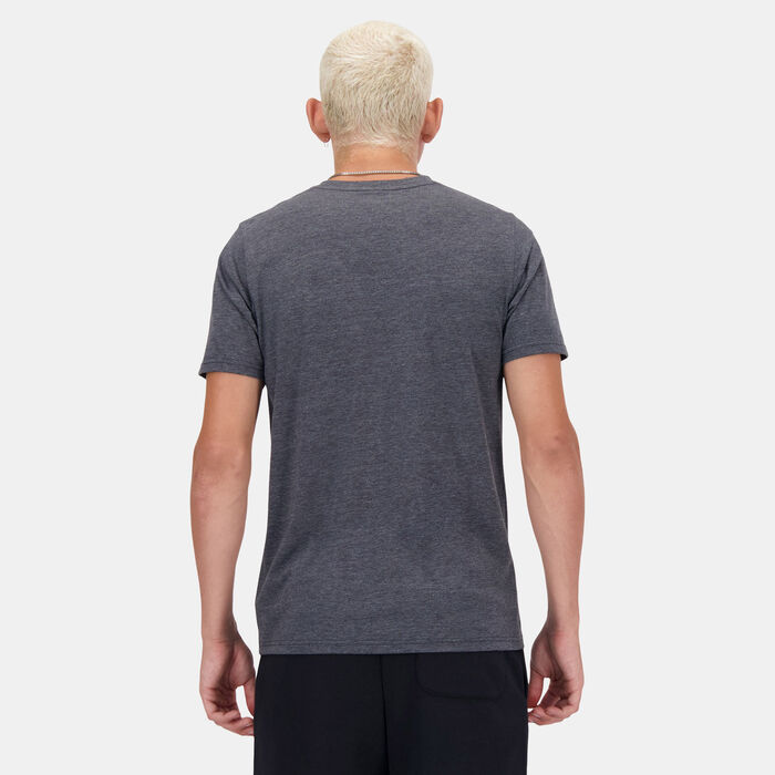 نيو بالانس تيشيرت الجري سبورت ايسنشالز هيذرتك للرجال أخضر image number 1