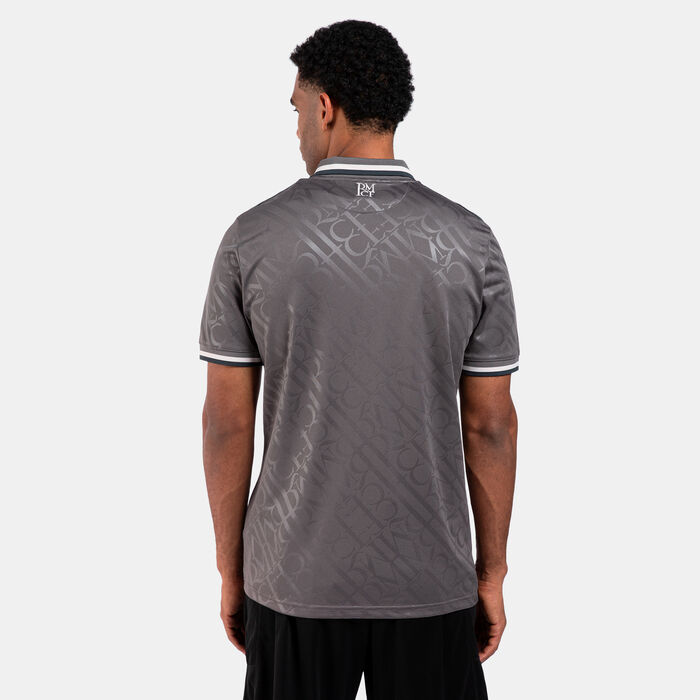 اديداس تيشيرت كرة القدم ريال مدريد 24/25 ثيرد ربليكا للرجال رمادي image number 1