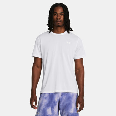اندر ارمر تي شيرت لونش رياضي للرجال أبيض