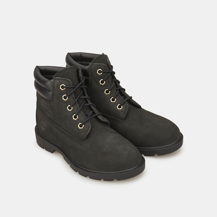 تمبرلاند حذاء 6-إنش ووتر ريزيستنت بيسك للاطفال أسود image number 1