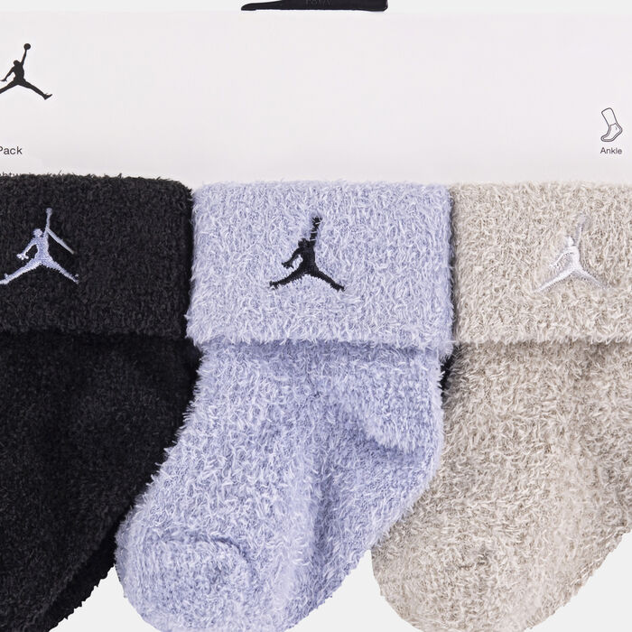 نايكي جوارب سوفت آند كوزي للاطفال (3 أزاوج) أسود image number 2