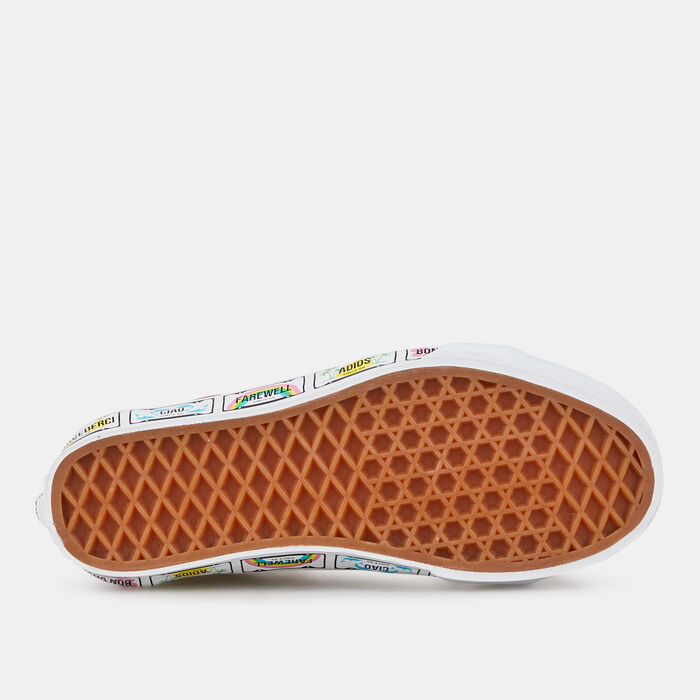 فانس حذاء × اي ام اون هوليداي UA SK8-هاي تيبرد للرجال والنساء أخضر image number 3