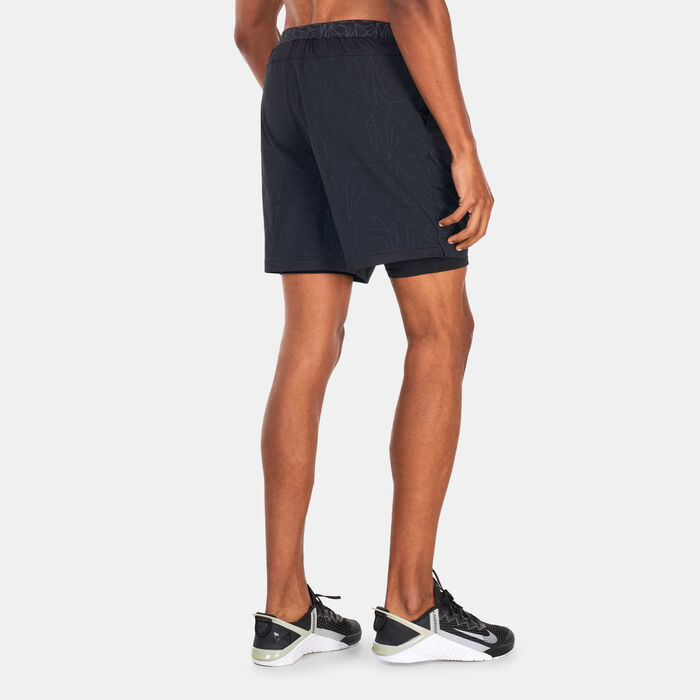 سكوات وولف شورت التمرين كور برو تك 2 في 1 للرجال أسود image number 1