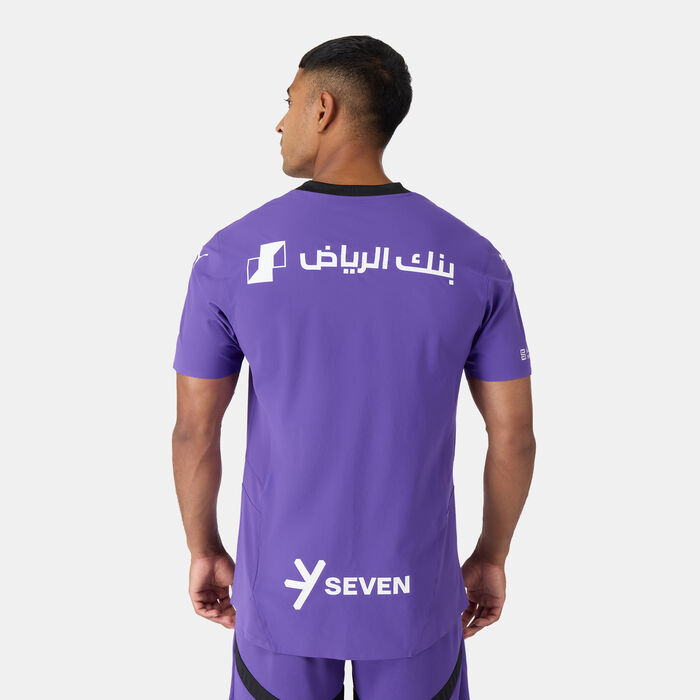 بوما تيشيرت كرة القدم الهلال الاحتياطي اوثنتيك للرجال بنفسجي image number 1