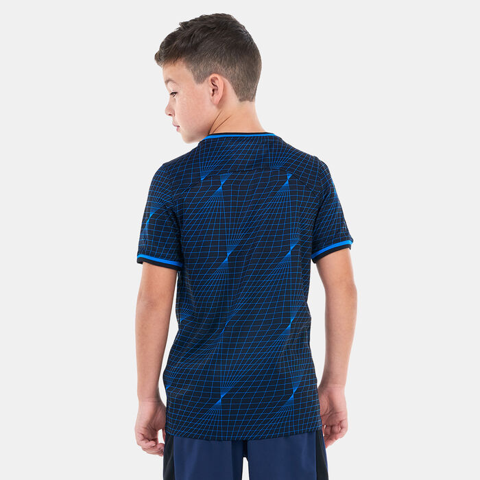 نايكي تيشيرت كرة القدم دراي-فِت F.C. تشيلسي ستيديوم الاحتياطي للاطفال - 2023/24 أزرق image number 1