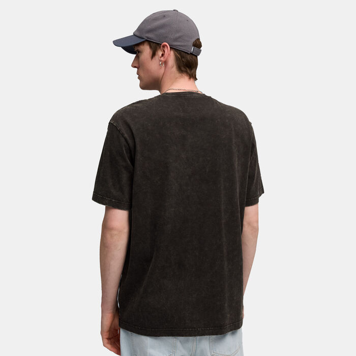 بوما تيشيرت اسينشالز إليفيتد ووش للرجال أسود image number 1