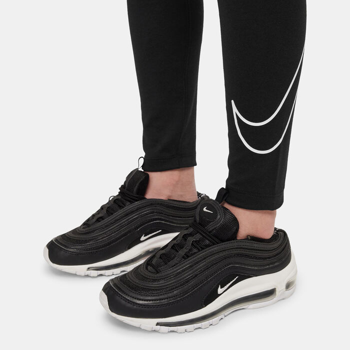 نايكي ليقنز سبورتسوير كلاسيك للاطفال أسود image number 2