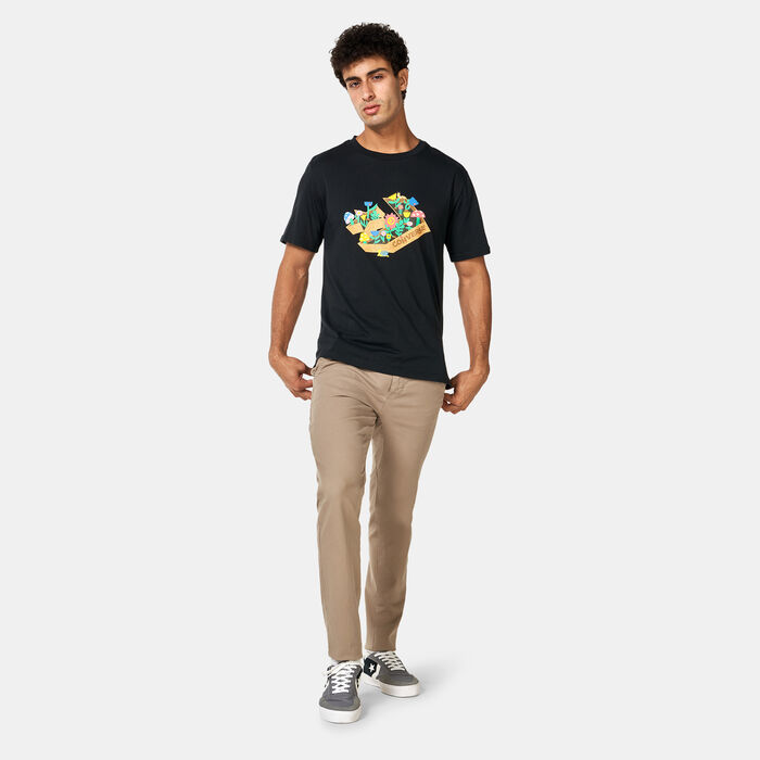 كونفرس تيشيرت ستار شيفرون هيرب جاردن للرجال أسود image number 2