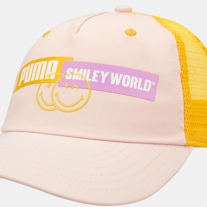 بوما قبعة البيسبول x سمايلي ورلد للاطفال أحمر image number 2