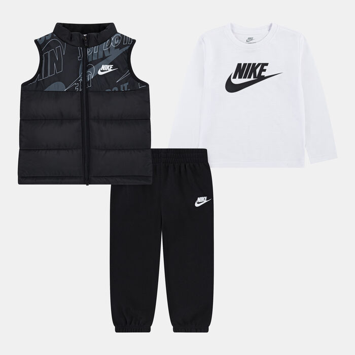 نايكي طقم سبورتسوير 3-قطع للأطفال أسود image number 0