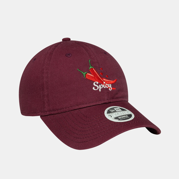 نيو ايرا قبعة فريز 9TWENTY للنساء أحمر image number 2