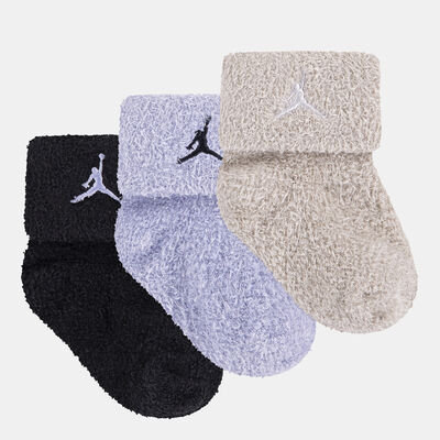 نايكي جوارب سوفت آند كوزي للاطفال (3 أزاوج) أسود