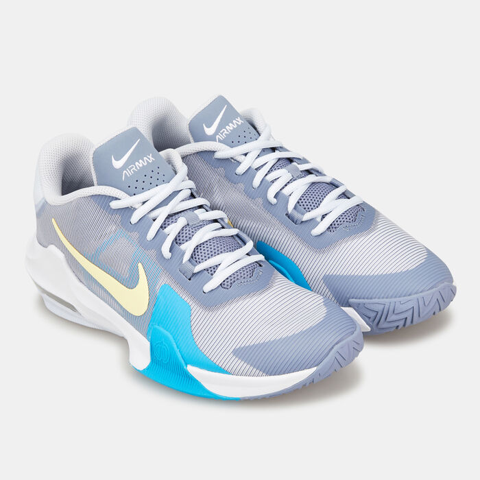 نايكي حذاء كرة السلّة اير ماكس امبكت 4 للرجال رمادي image number 2