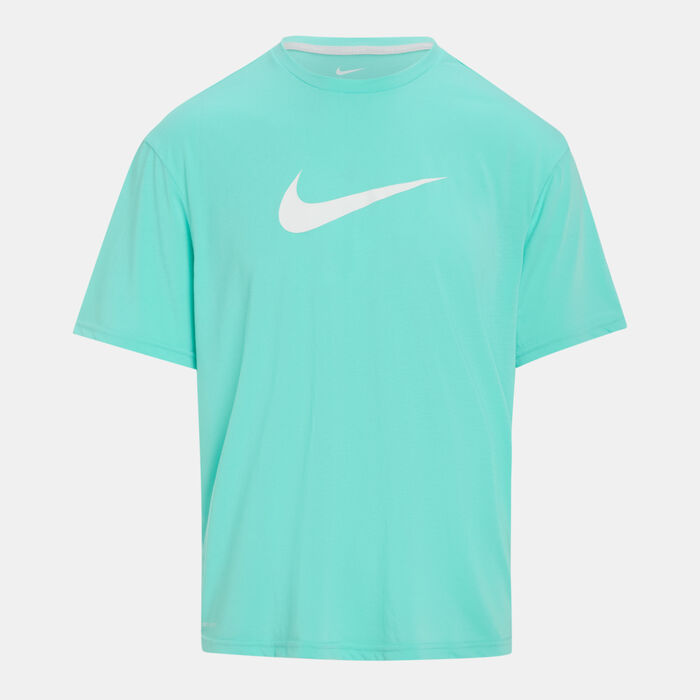 نايك سويم تيشيرت السباحة هيدروغارد للرجال أزرق image number 0