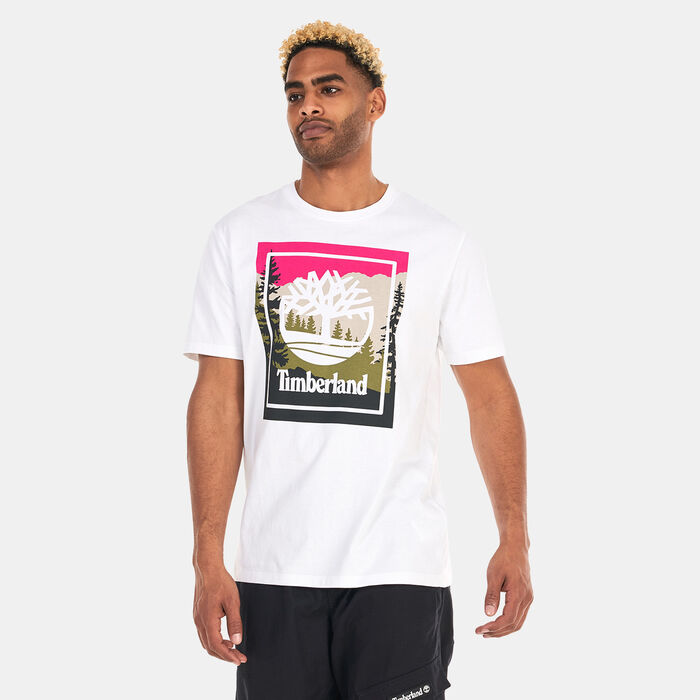 تمبرلاند تيشيرت اوتدور اينسبايرد جرافيك للرجال أبيض image number 0