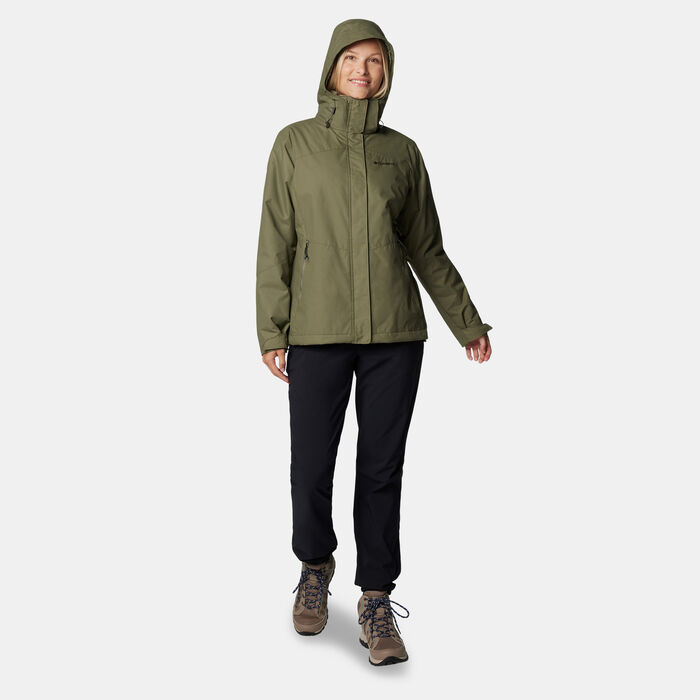 كولومبيا جاكيت هايكينج بوجابو II فليس إنترتشاينج للنساء أخضر image number 2