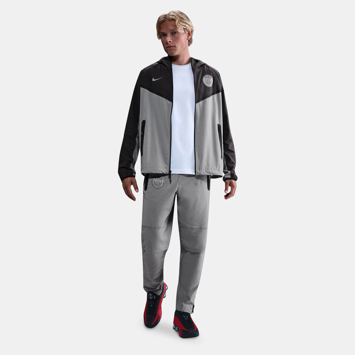 نايكي بنطال كرة القدم باريس سان جيرمان تك ووفن للرجال رمادي image number 2