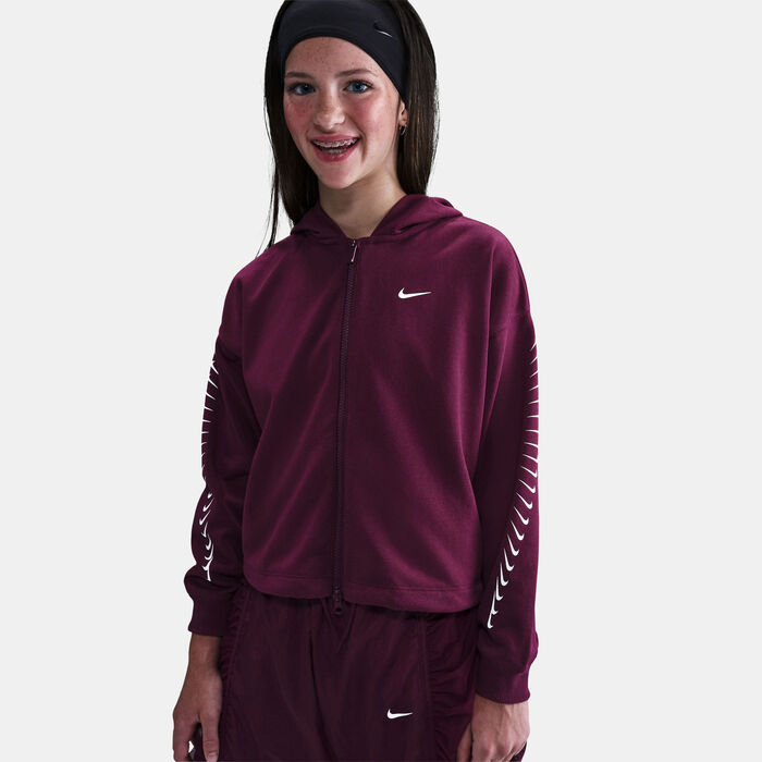 نايكي هودي سبورتسوير دراي-فت فليس للأطفال أحمر image number 3