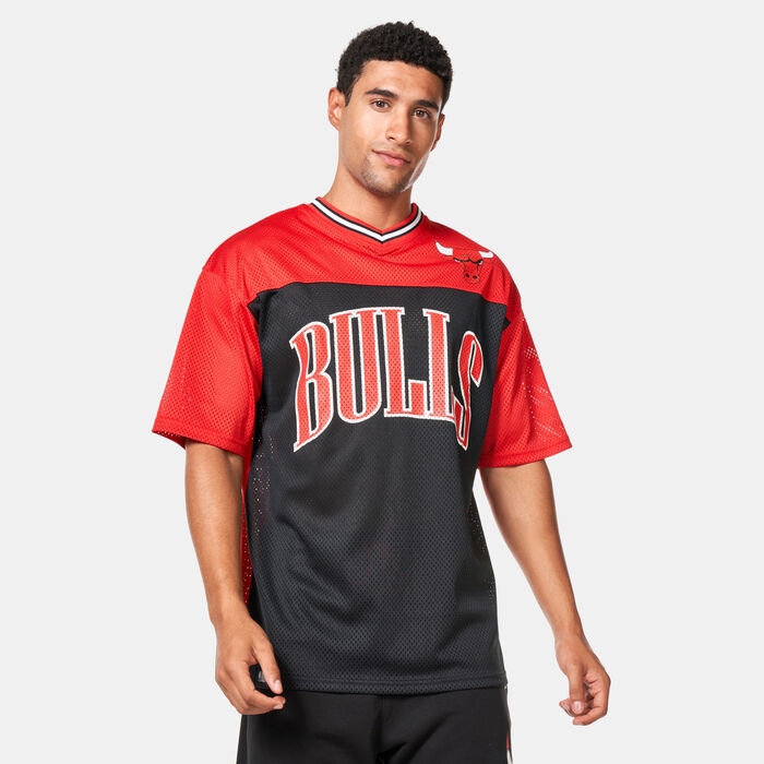 نيو ايرا تيشيرت أن-بي-أيه شيكاغو بولز ارك جرافيك للرجال أحمر image number 0