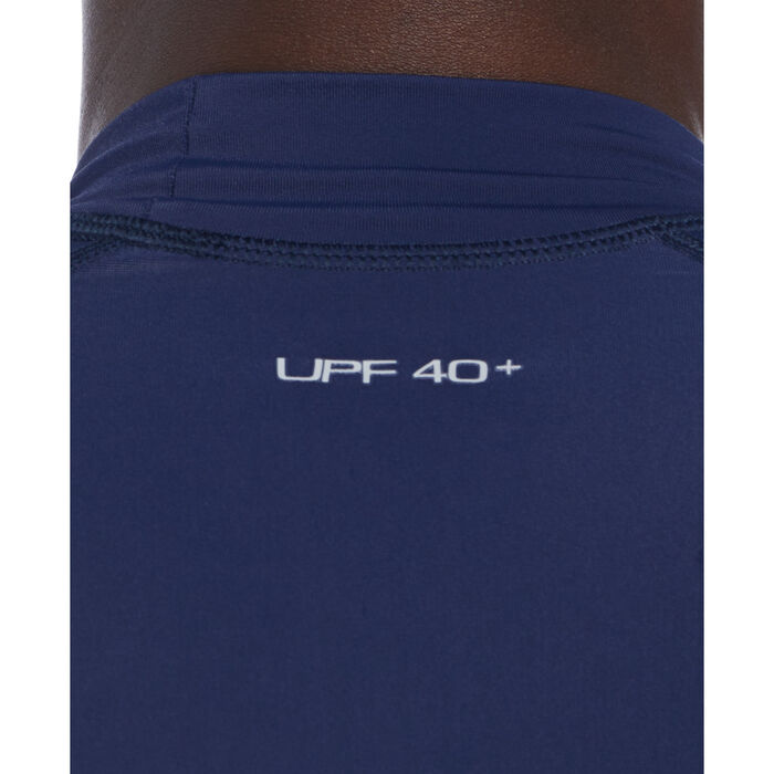 نايك سويم تيشيرت السباحة راشجارد باكمام طويلة للرجال أزرق image number 4