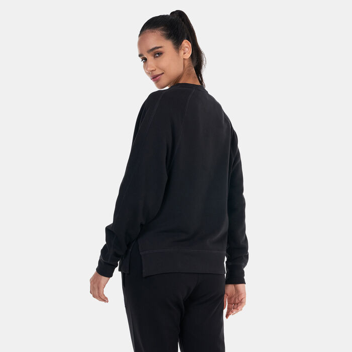 بوما سويتشيرت كلاسيكس للنساء أسود image number 1