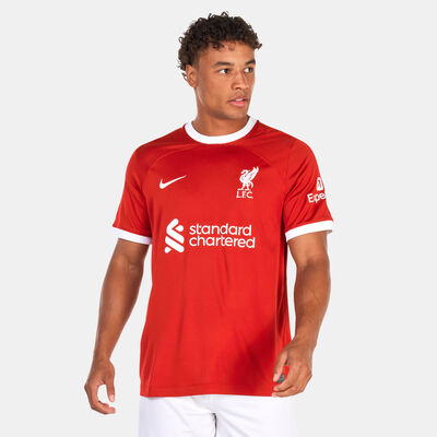 نايكي تيشيرت ليفربول F.C. دراي-فت ستيديوم الأساسي للرجال - 2023/24 أحمر