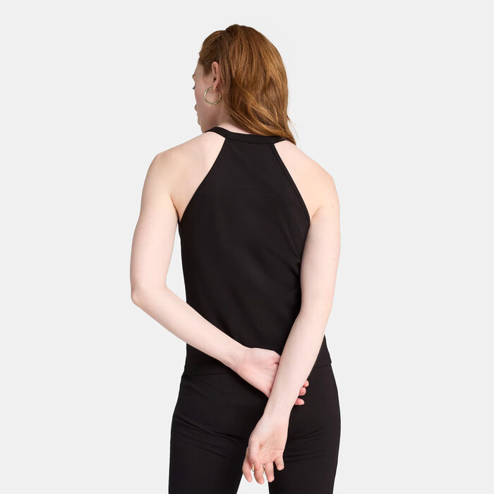 بوما تيشيرت بلا أكمام كلاسيك للنساء أسود image number 1