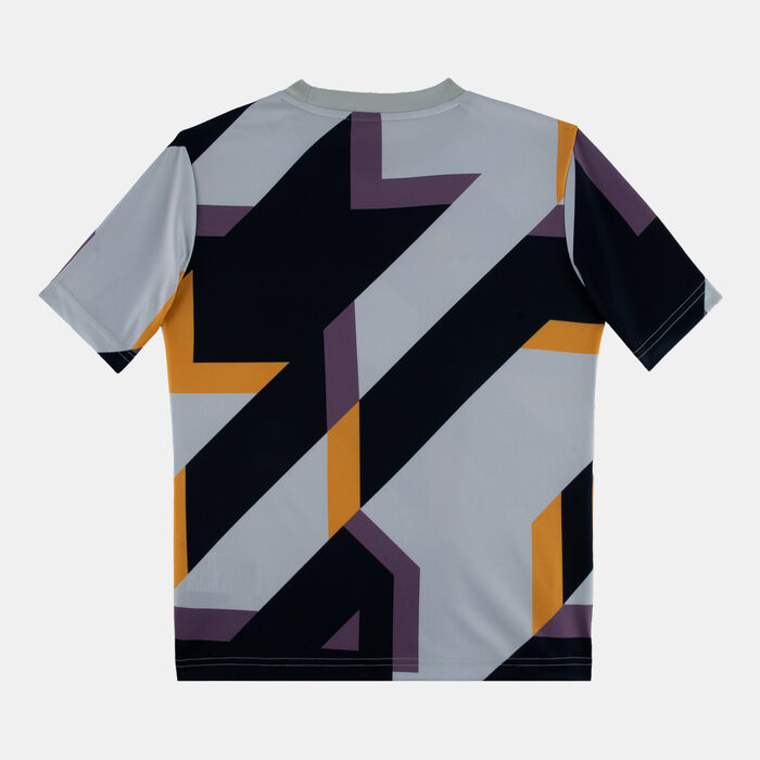 اديداس تيشيرت كرة القدم ريال مدريد بري-ماتش للاطفال أزرق image number 3