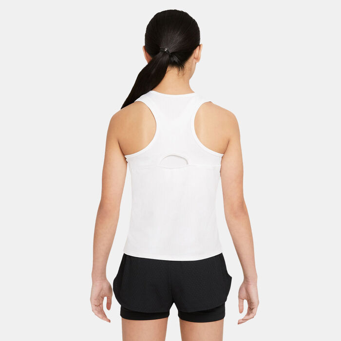 نايكي تيشيرت كورت دراي-فت فيكتوري تانك للاطفال الكبار أبيض image number 1